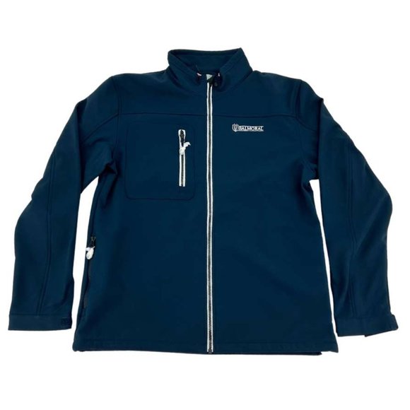 Clique | Men's Telemark Softshell Jacket | Blue & White | Size M - Picture 1 of 3